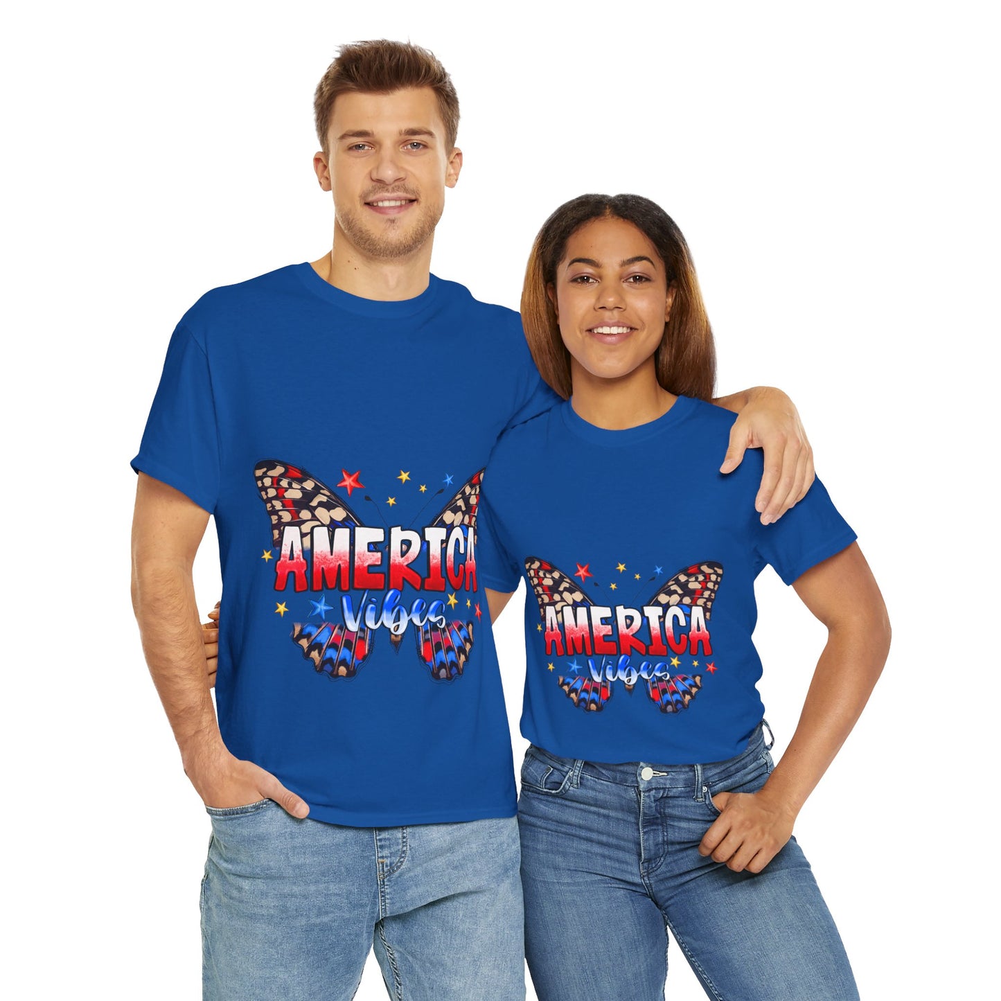 America Vibes Unisex Heavy Cotton Tee