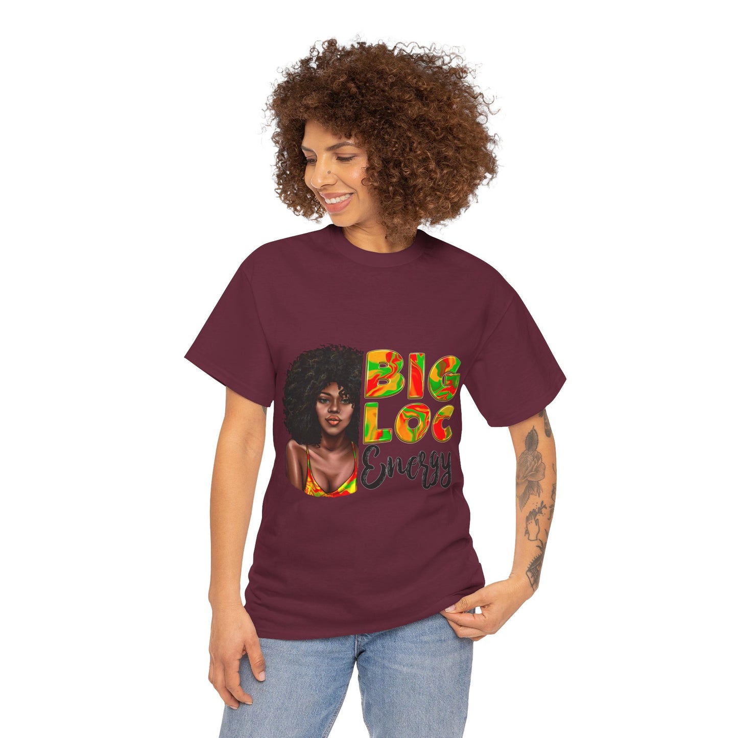 Big Loc Energy Unisex Heavy Cotton Tee