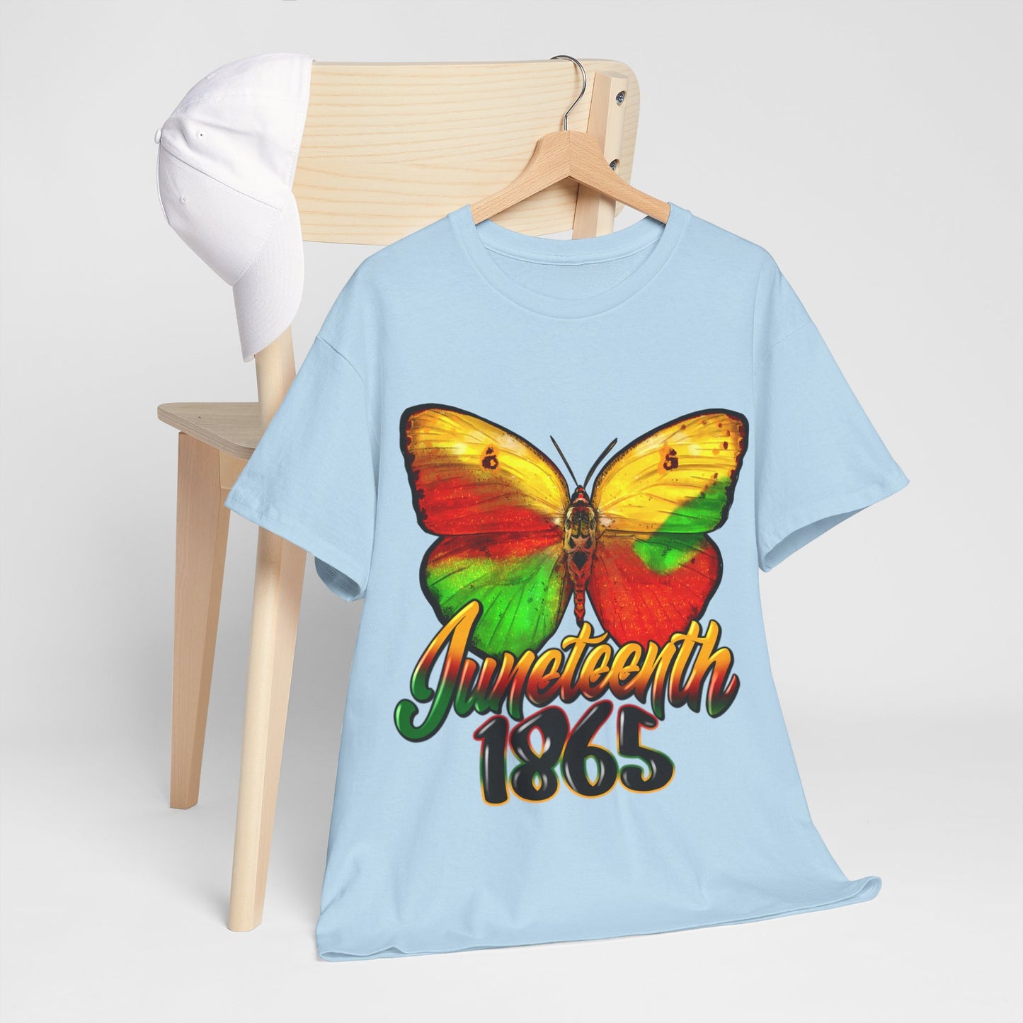 Juneteenth Butterfly Unisex Heavy Cotton Tee