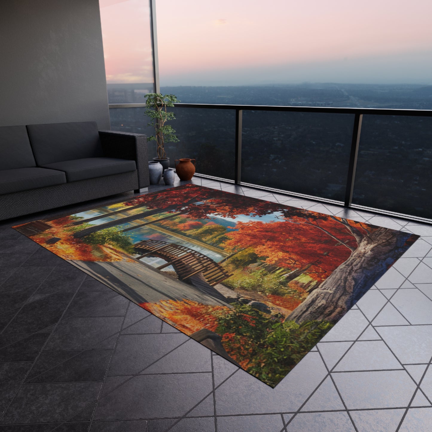 Autumn Day Outdoor Rug