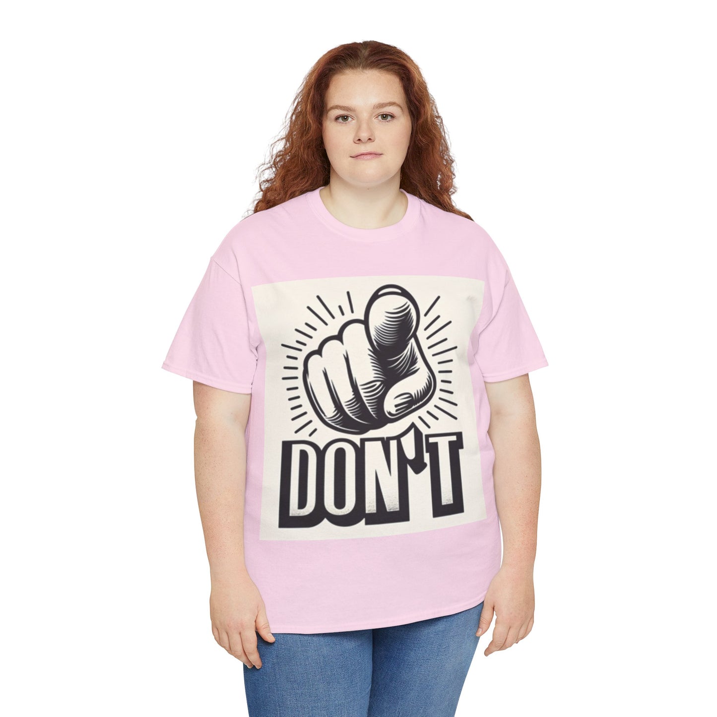 Don't Finger Unisex Heavy Cotton Tee