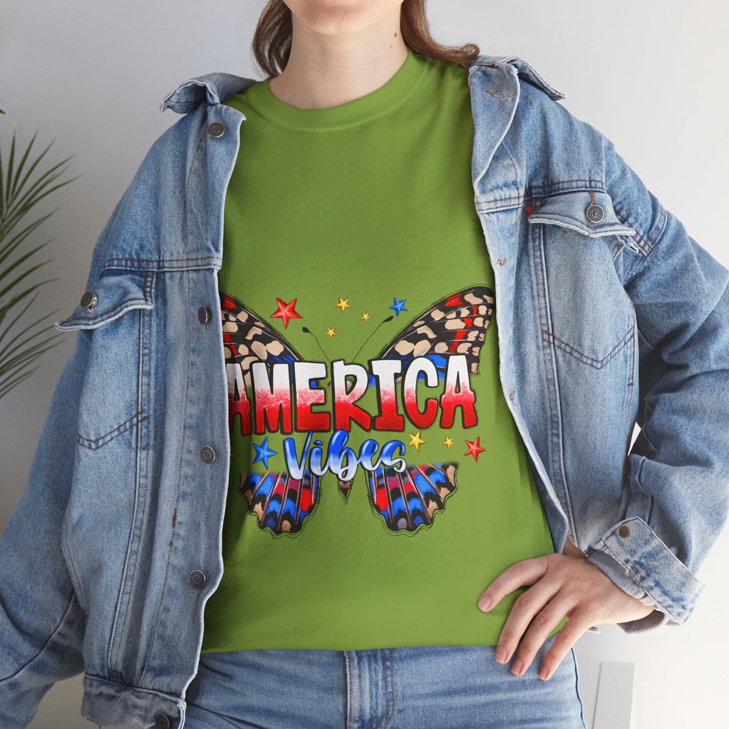 America Vibes Unisex Heavy Cotton Tee