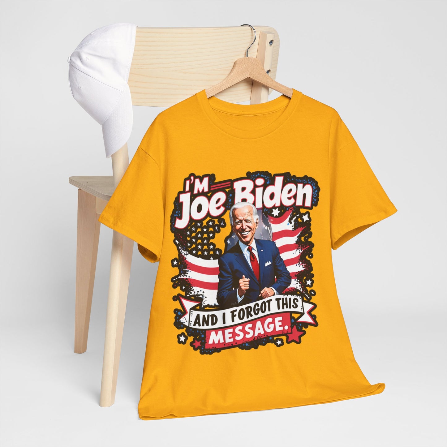 Biden I Forgot Unisex Heavy Cotton Tee