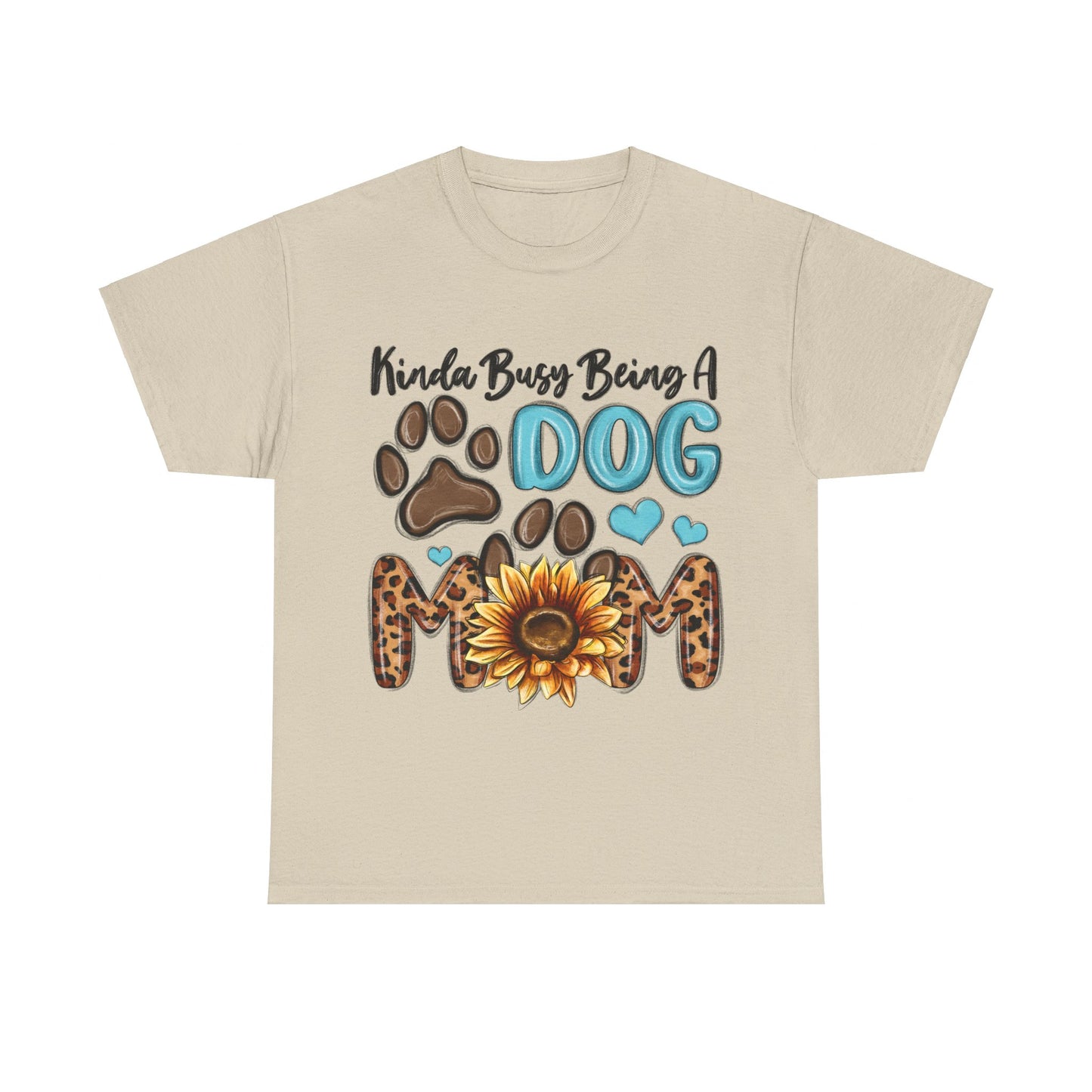 Busy Being A Dog Mom Unisex Heavy Cotton Tee