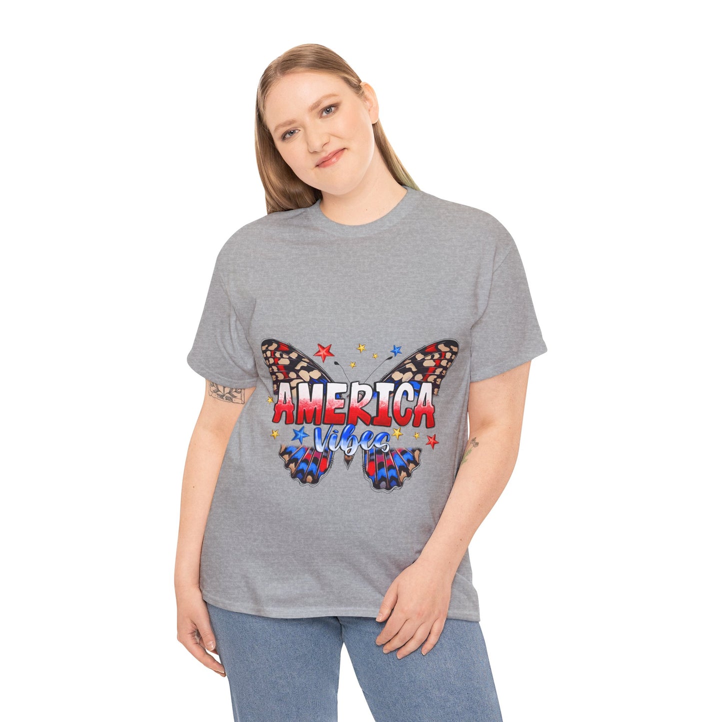 America Vibes Unisex Heavy Cotton Tee