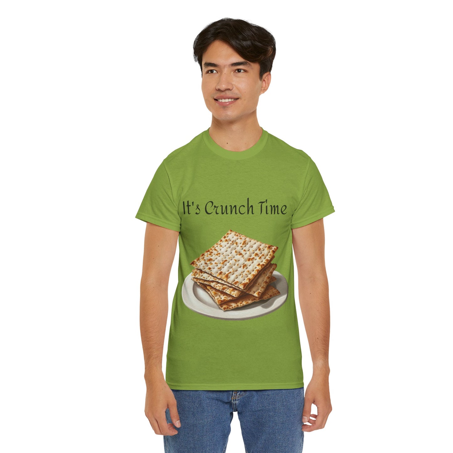 It's Crunch Time Matza Unisex Heavy Cotton Tee