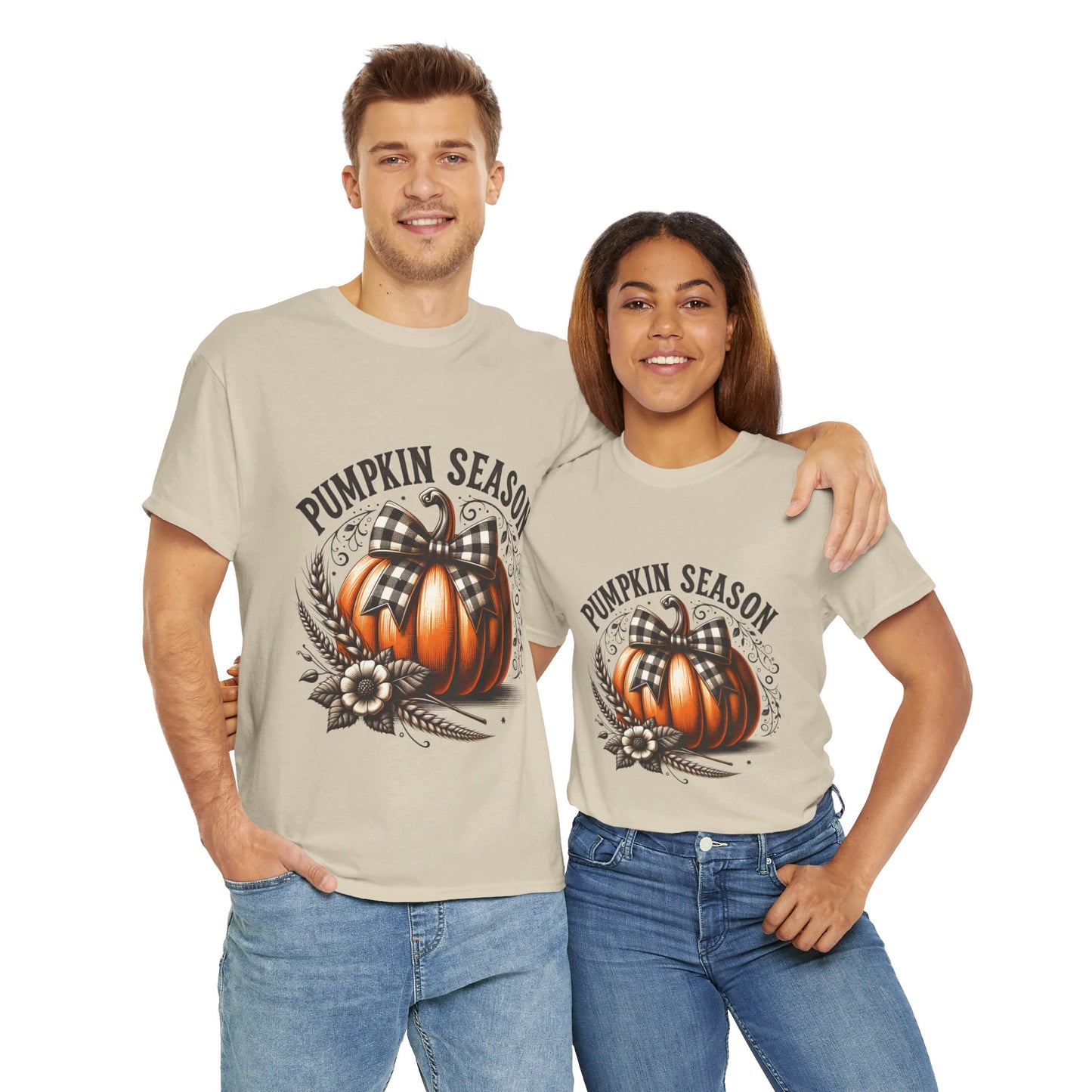 Pumpkin Season Unisex Heavy Cotton Tee