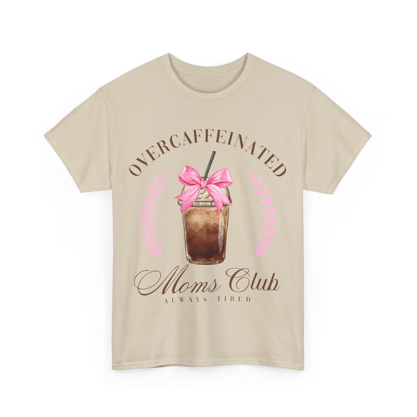 Over-caffeinated Mom Unisex Heavy Cotton Tee