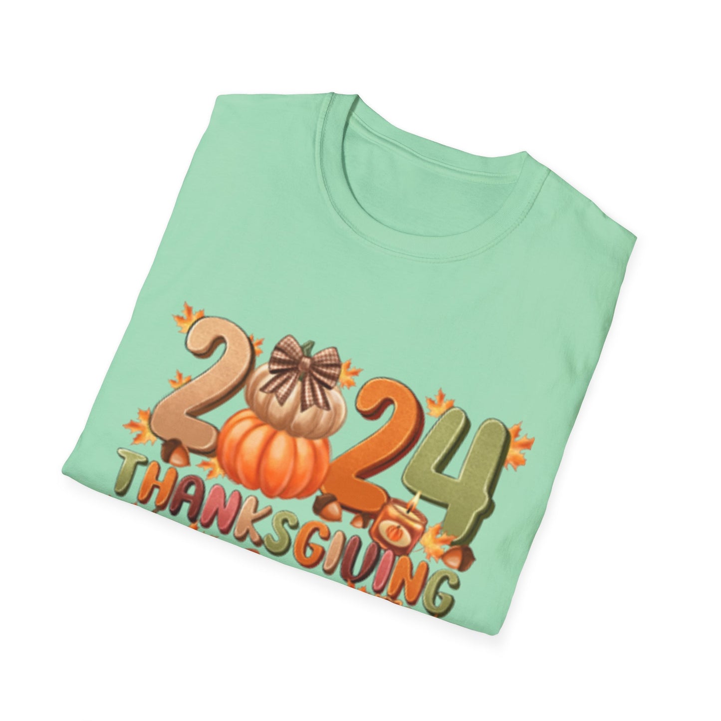 Thanksgiving Family 2024 Unisex Softstyle T-Shirt