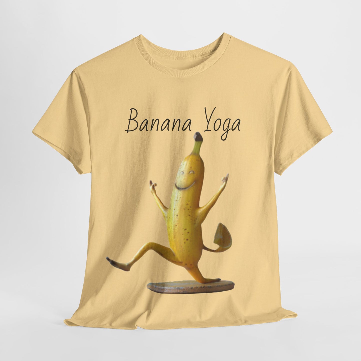 Banana Yoga2 Unisex Heavy Cotton Tee