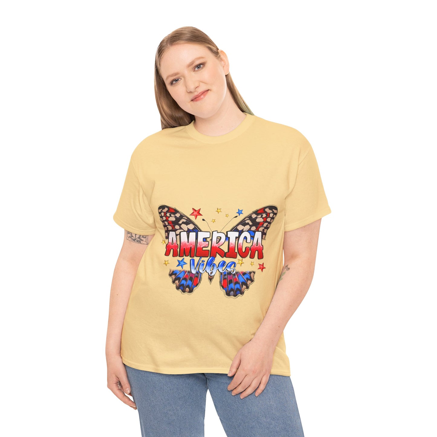 America Vibes Unisex Heavy Cotton Tee