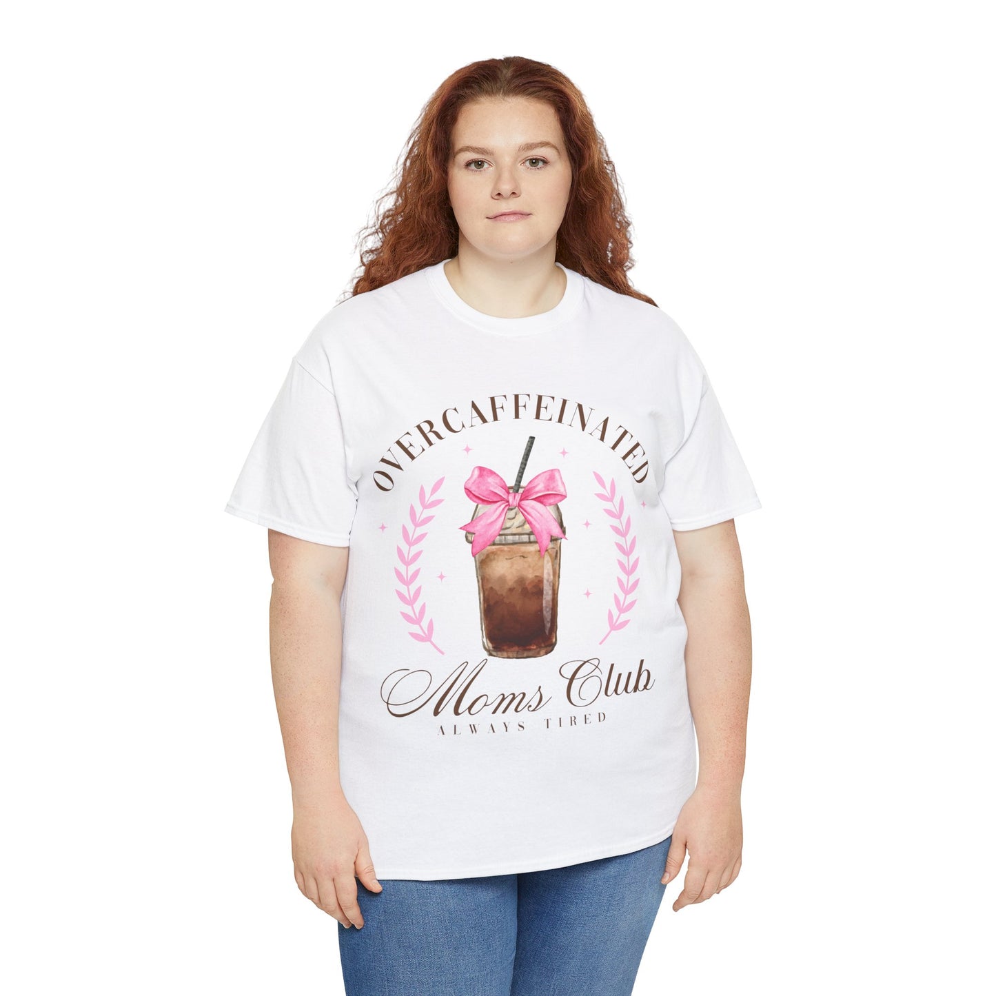 Over-caffeinated Mom Unisex Heavy Cotton Tee