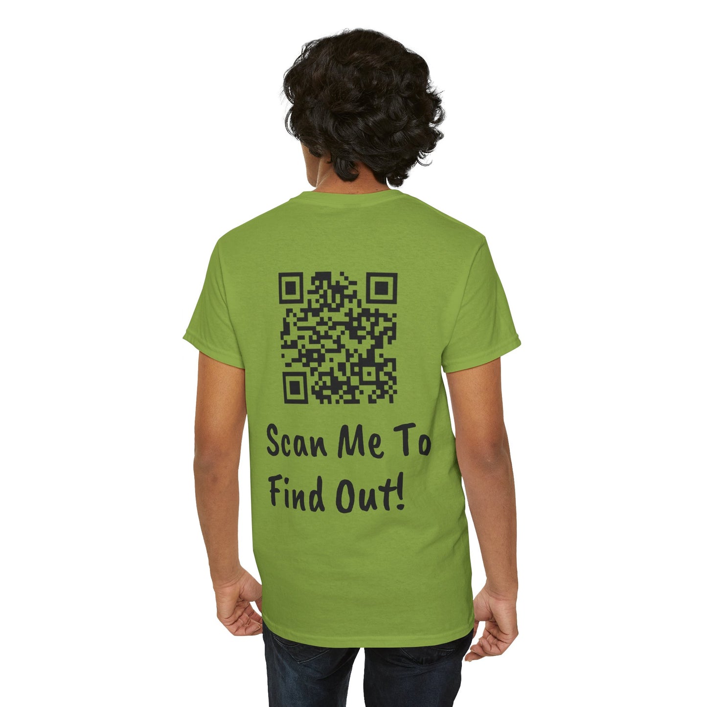 QR Code Unisex Heavy Cotton Tee