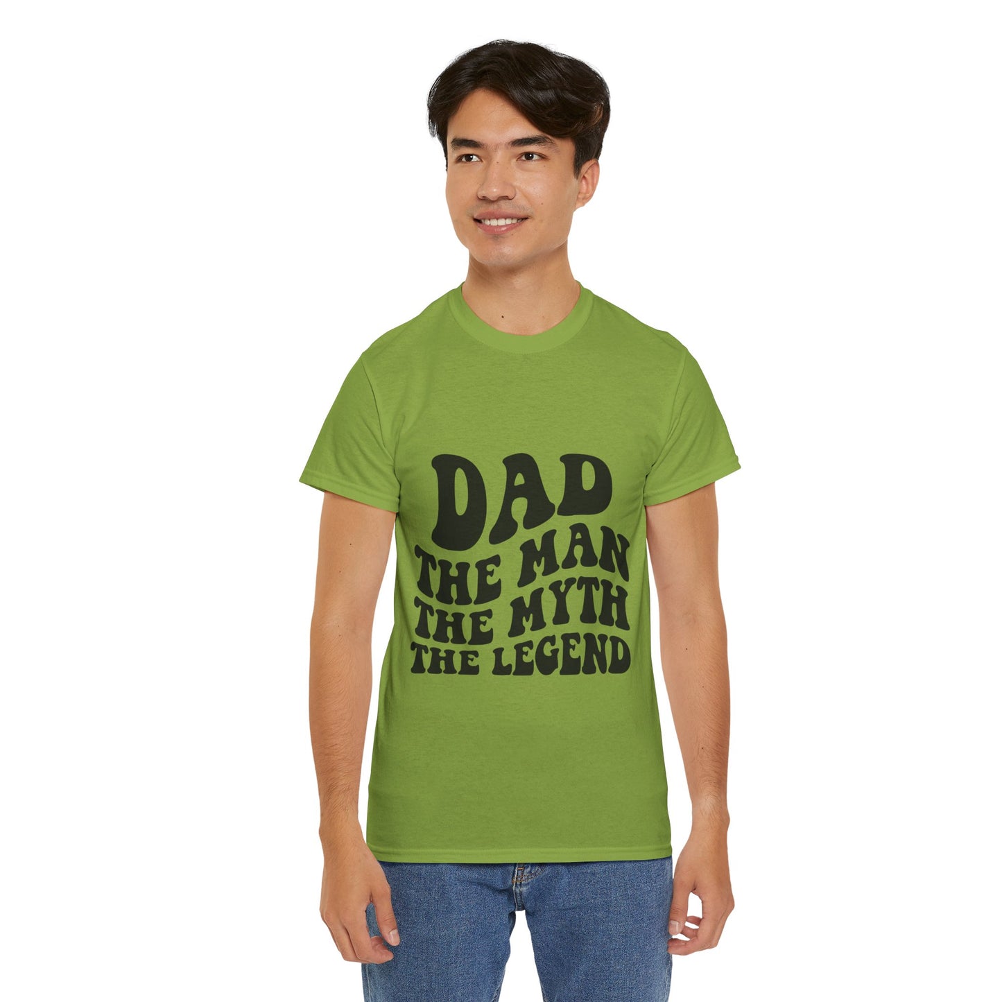 Dad Man Myth Legend Unisex Heavy Cotton Tee