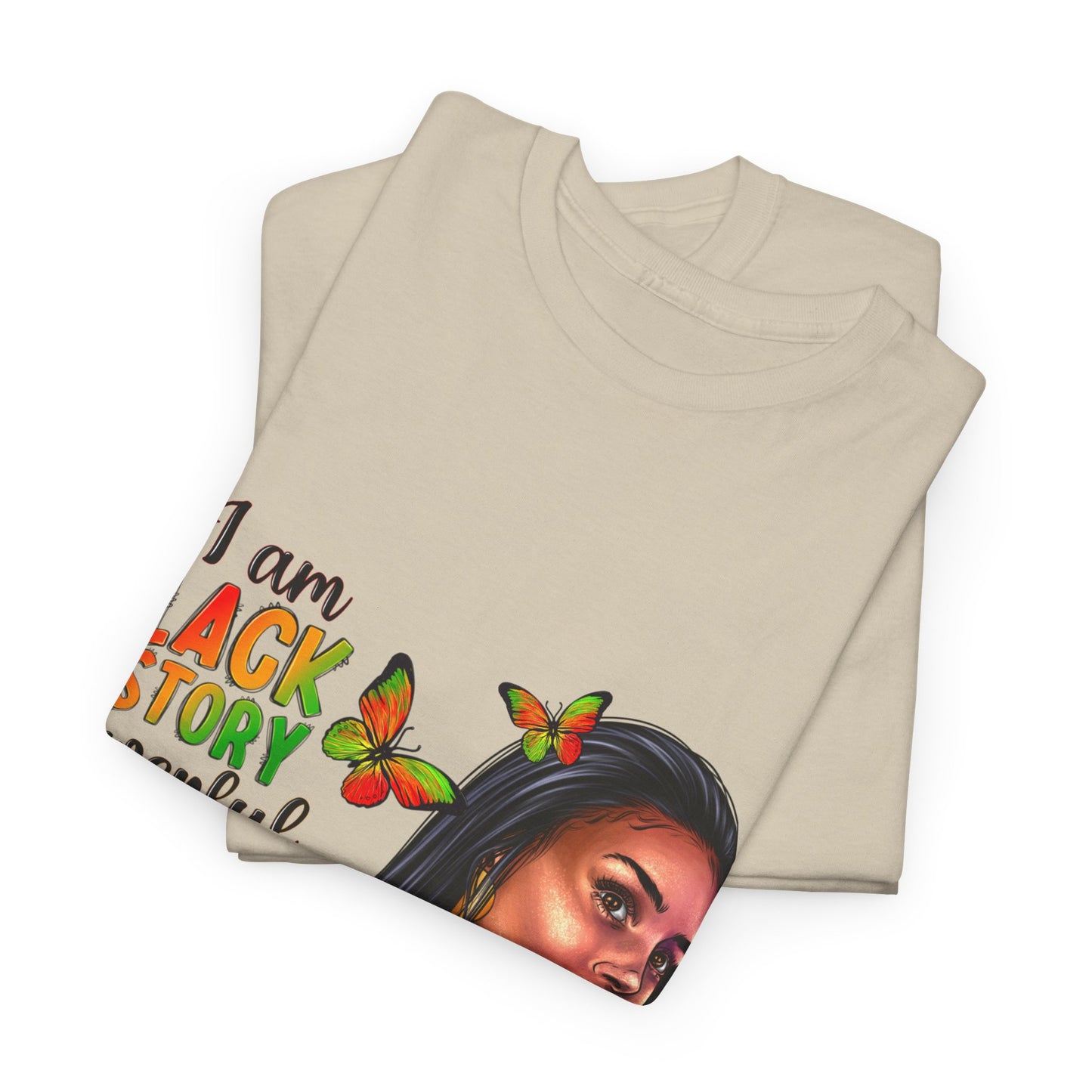 I Am Black History Unisex Heavy Cotton Tee