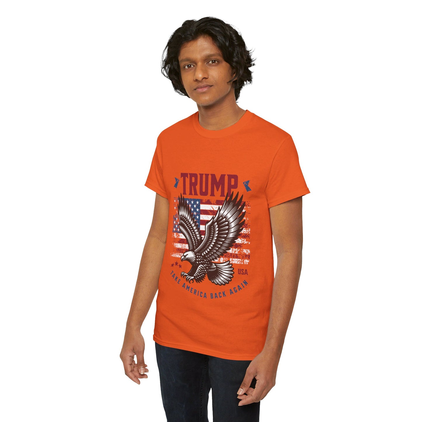 Trump MAGA Eagle Unisex Heavy Cotton Tee