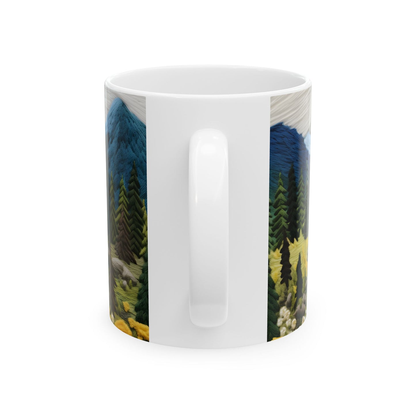 Mountain Stream Ceramic Mug, (11oz, 15oz)