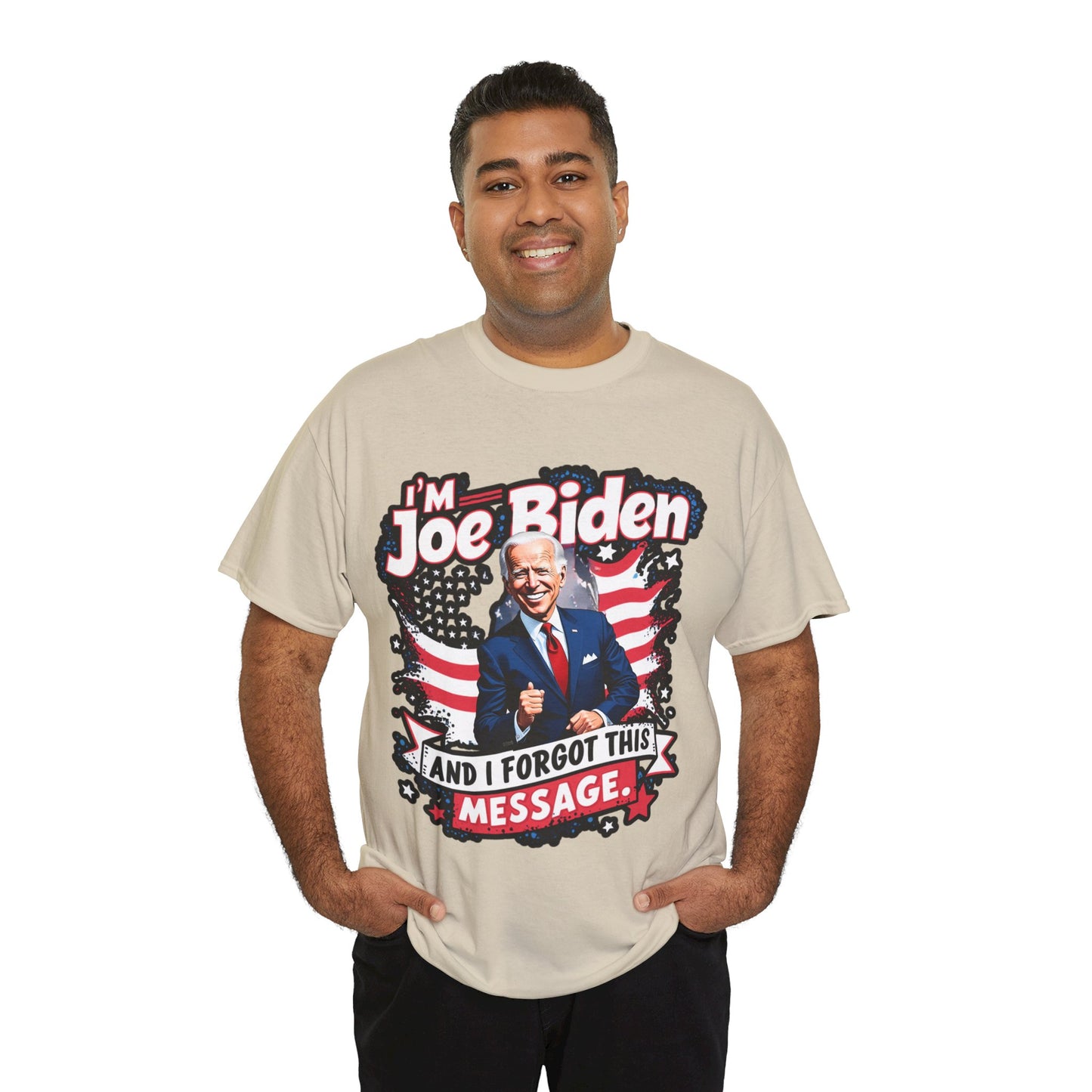 Biden I Forgot Unisex Heavy Cotton Tee