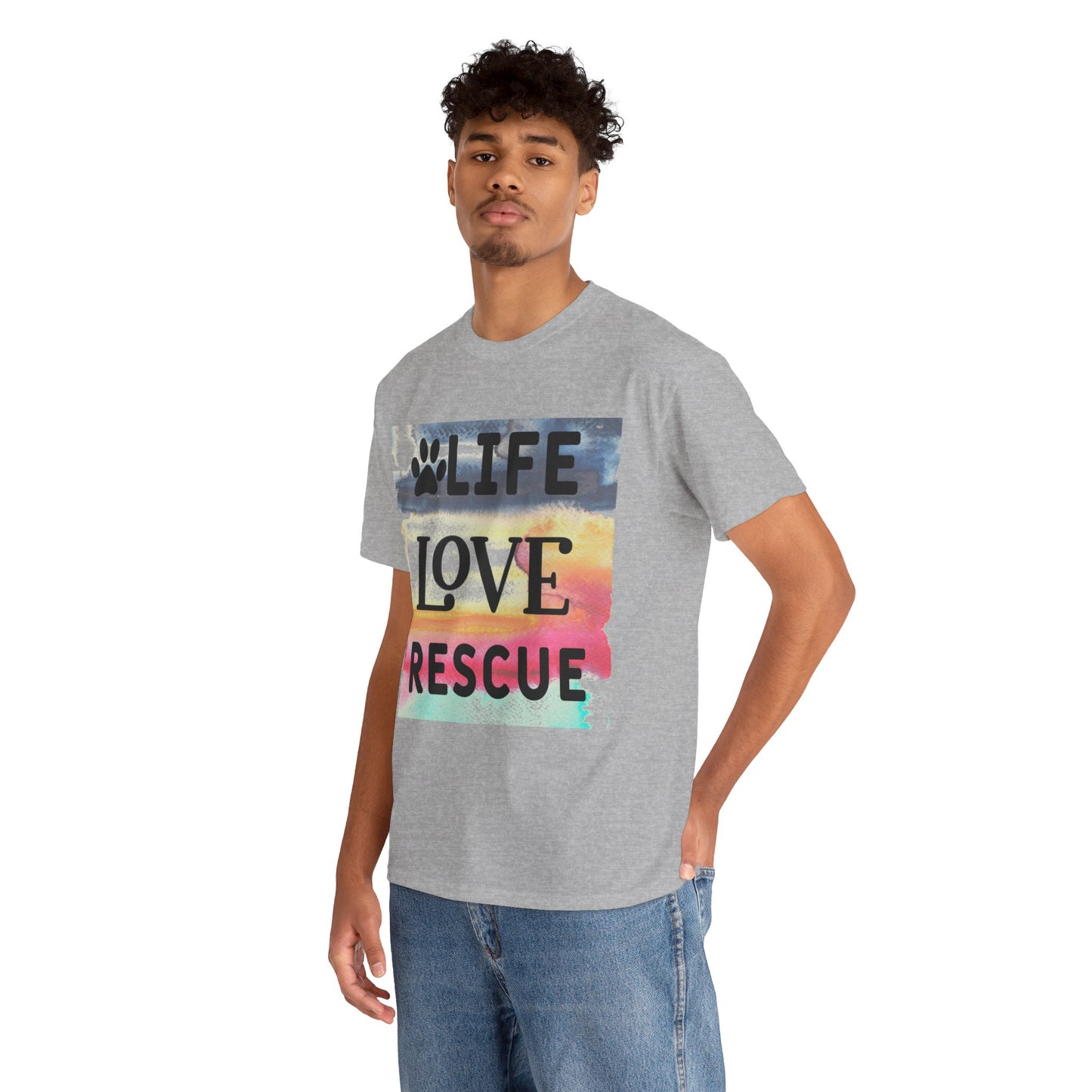 Life Love Rescue Unisex Heavy Cotton Tee