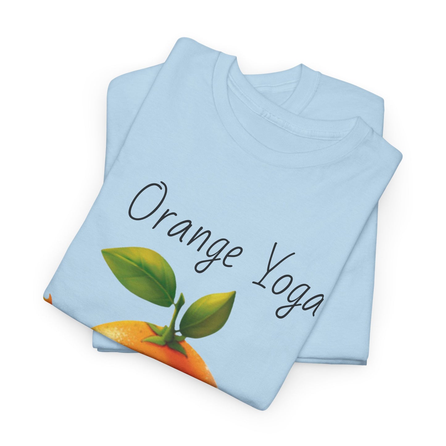 Orange Yoga Unisex Heavy Cotton Tee