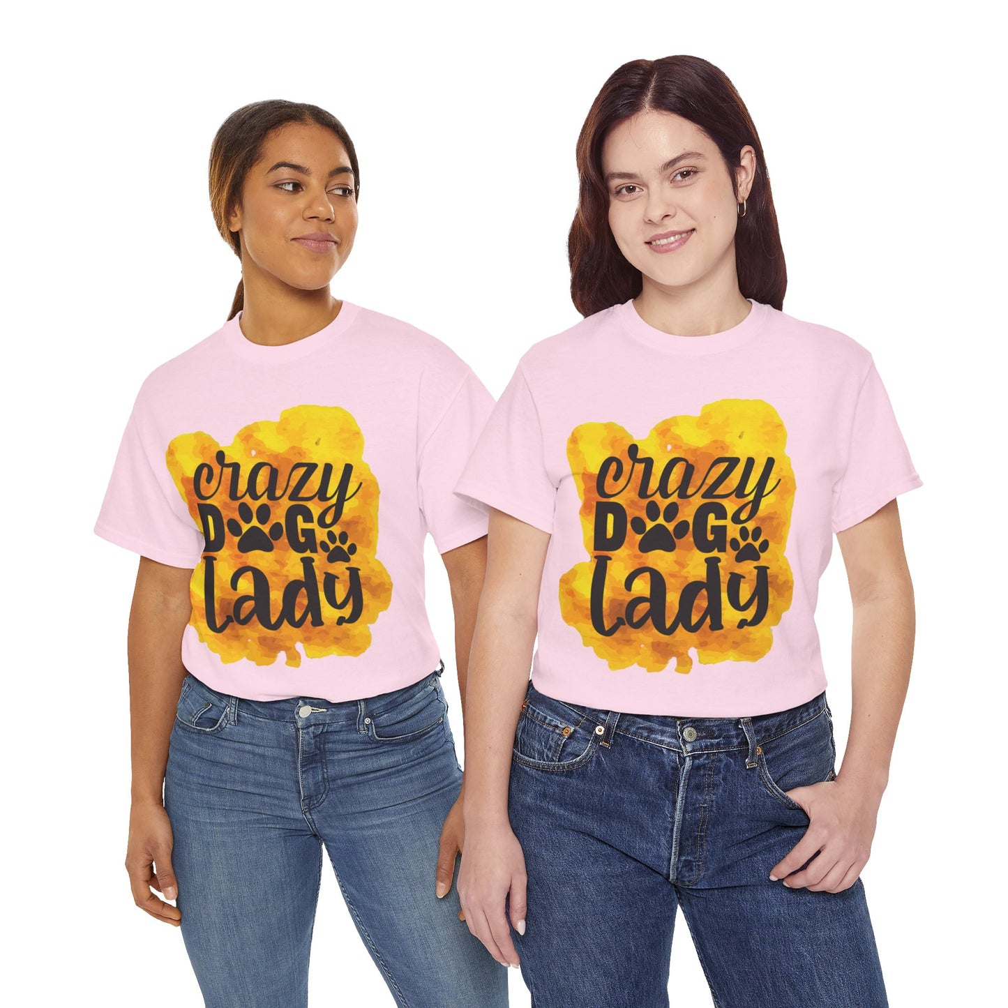 Crazy Dog Lady Unisex Heavy Cotton Tee