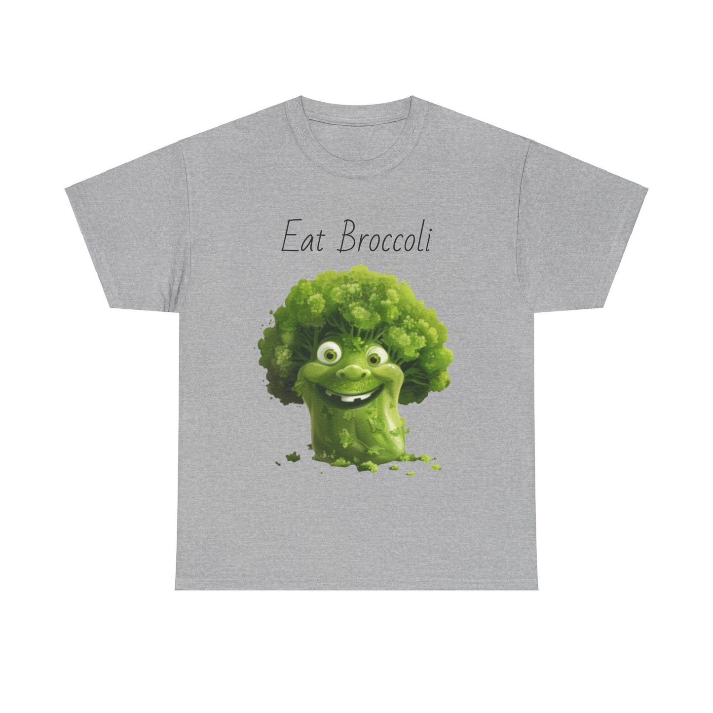 Eat Broccoli Unisex Heavy Cotton Tee