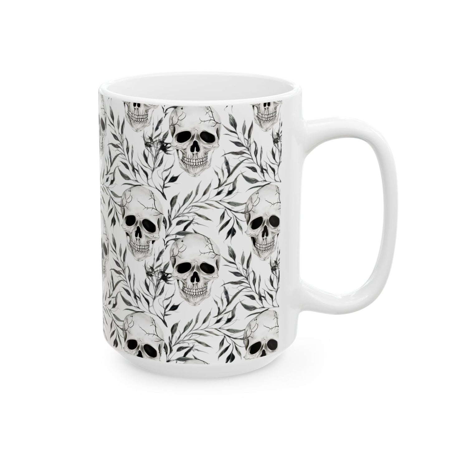 Halloween Skeletons Ceramic Mug, (11oz, 15oz)