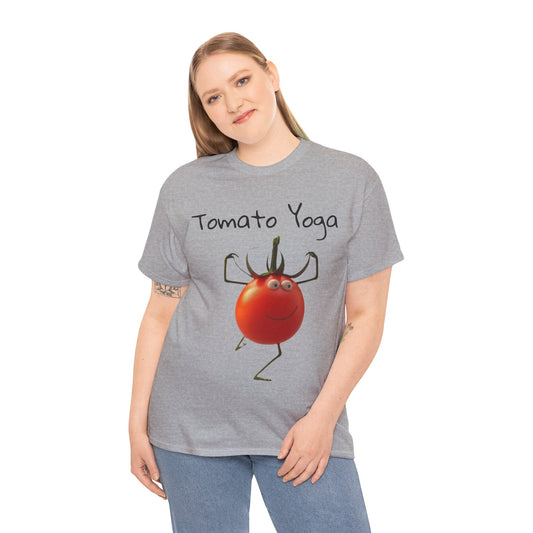 Tomato Yoga Unisex Heavy Cotton Tee