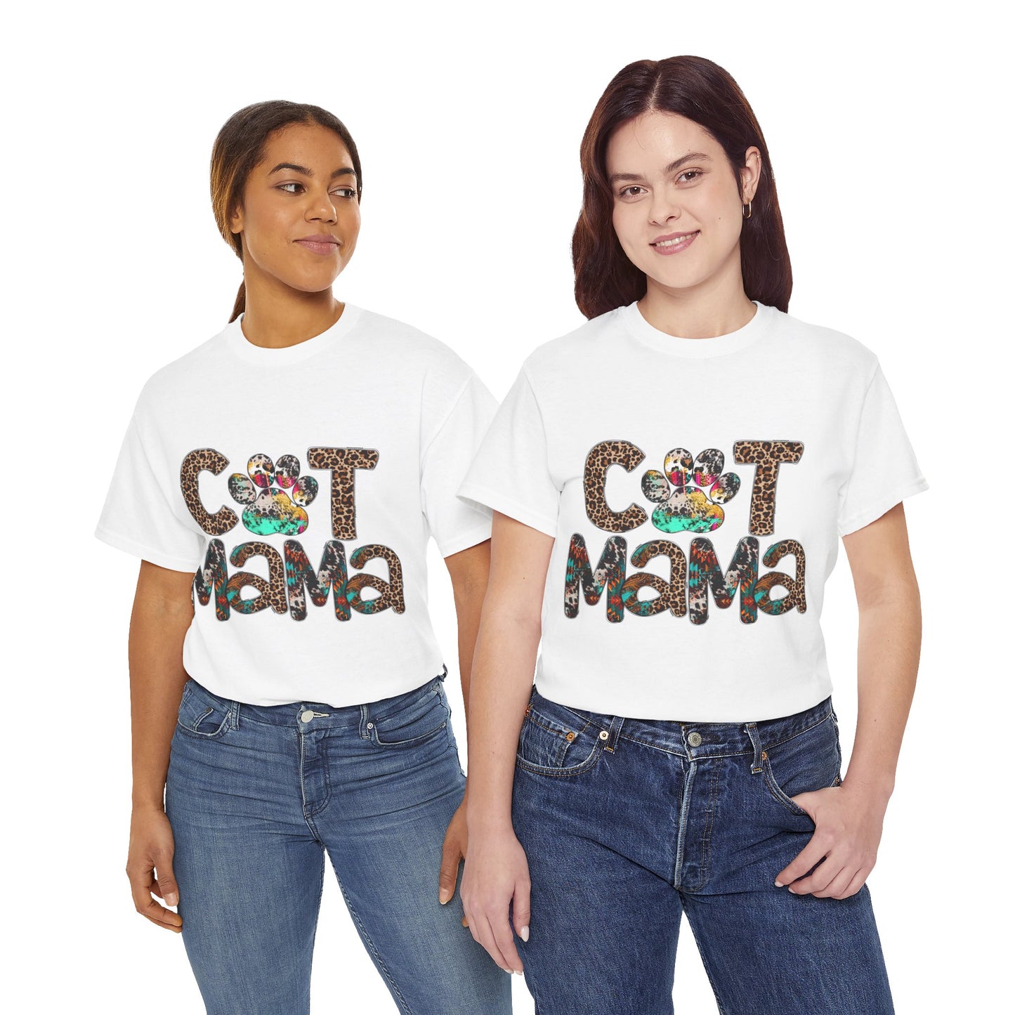 Cat Mama2 Unisex Heavy Cotton Tee