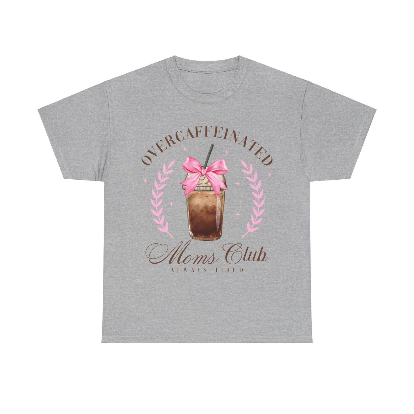 Over-caffeinated Mom Unisex Heavy Cotton Tee