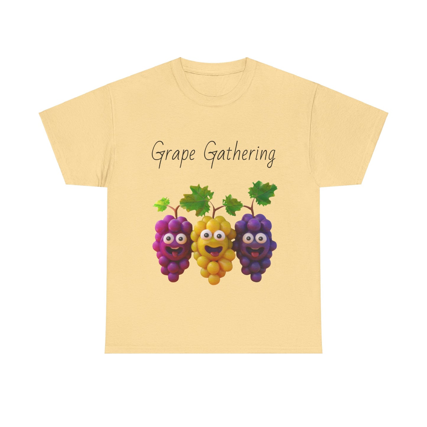 Grape Gathering Unisex Heavy Cotton Tee