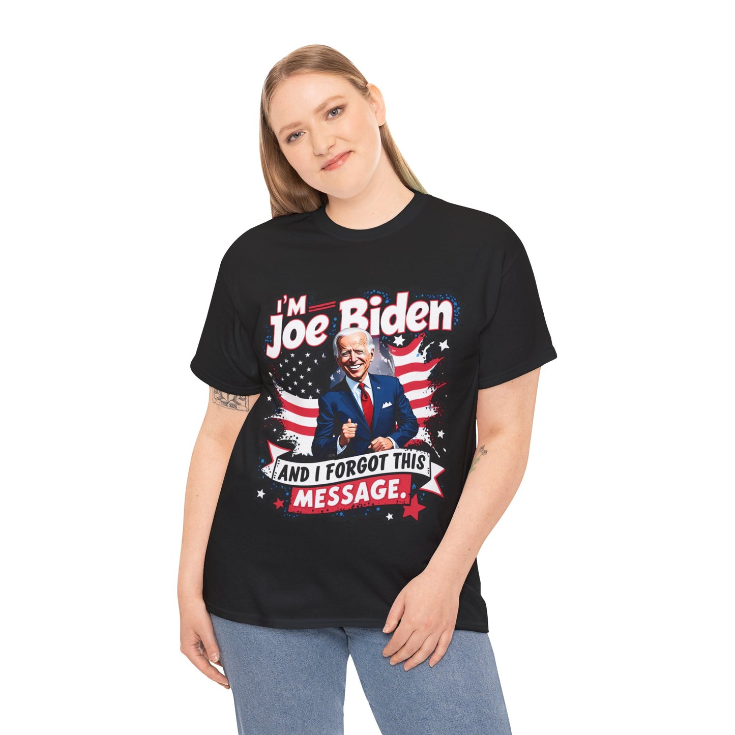 Biden I Forgot Unisex Heavy Cotton Tee