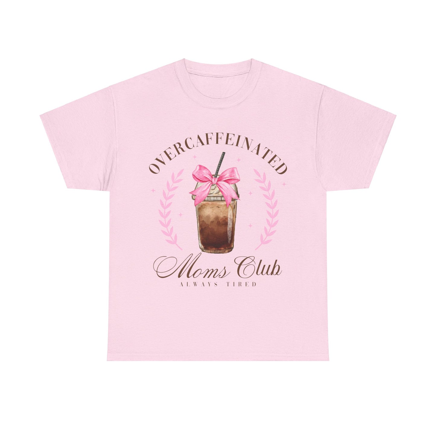 Over-caffeinated Mom Unisex Heavy Cotton Tee