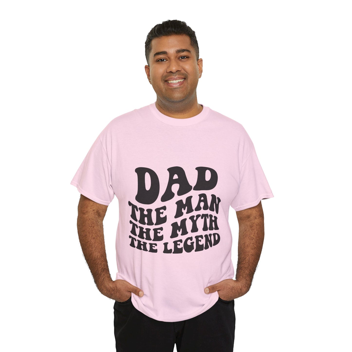 Dad Man Myth Legend Unisex Heavy Cotton Tee