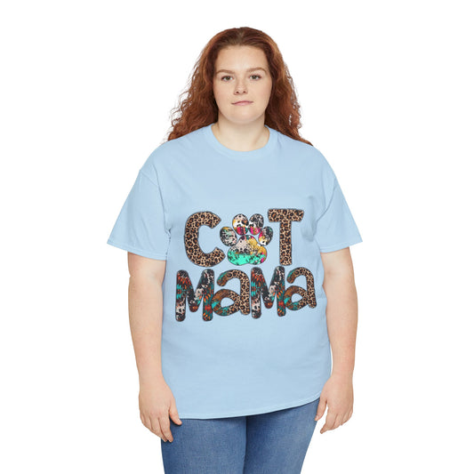 Cat Mama2 Unisex Heavy Cotton Tee