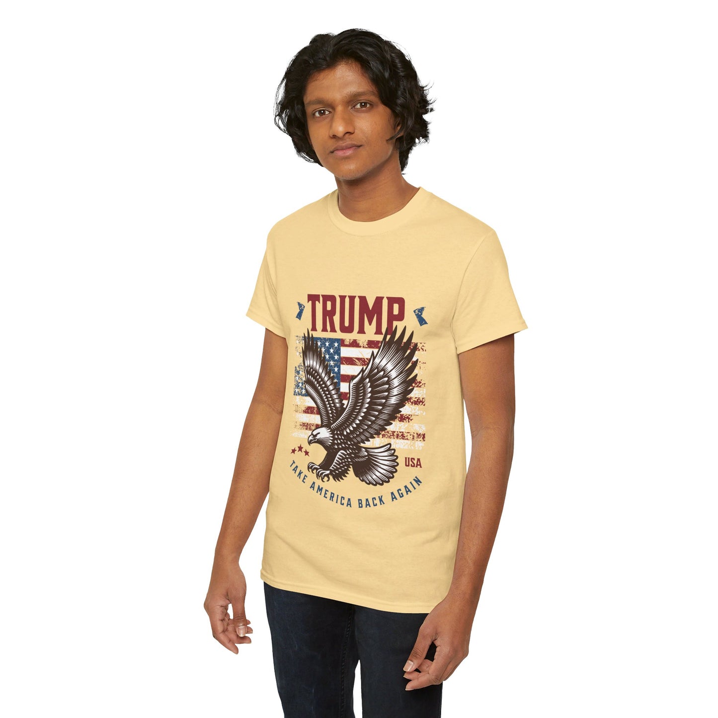 Trump MAGA Eagle Unisex Heavy Cotton Tee