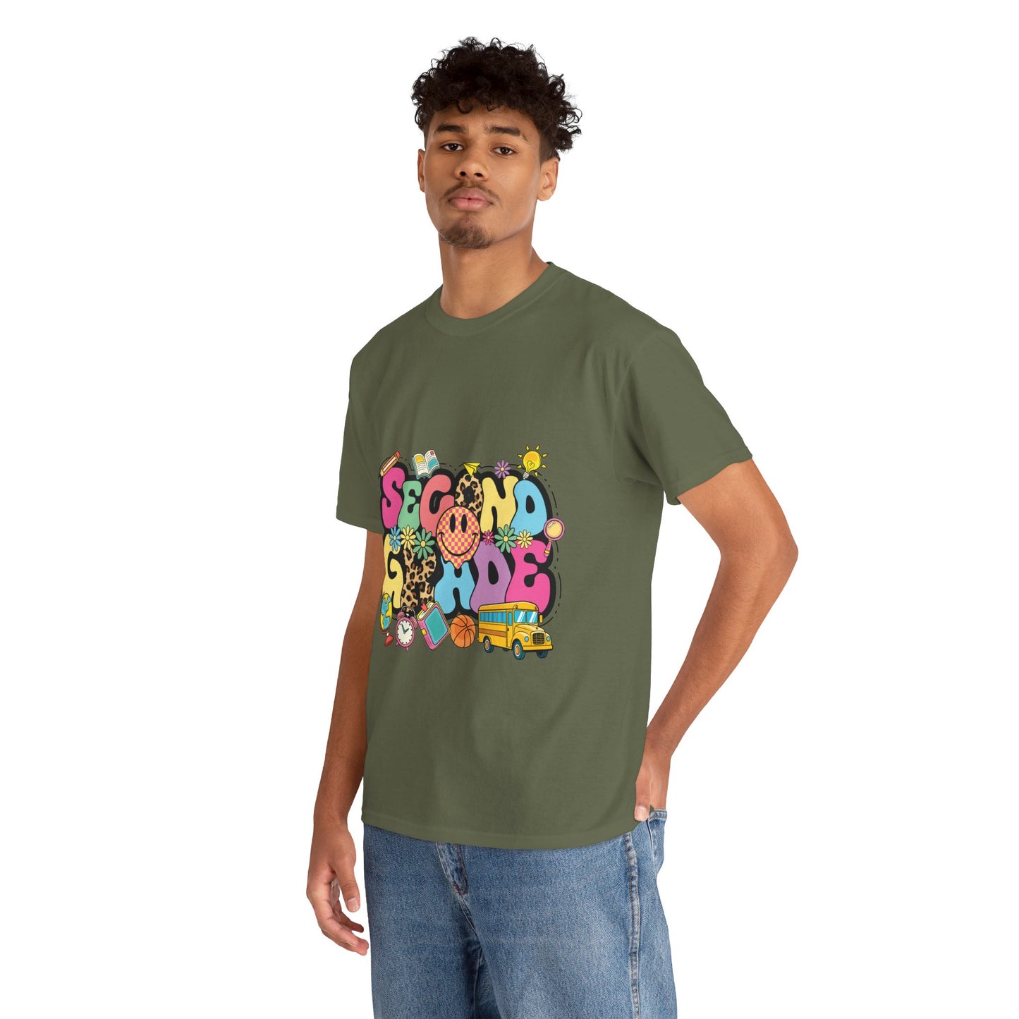 Second Grade Unisex Heavy Cotton Tee