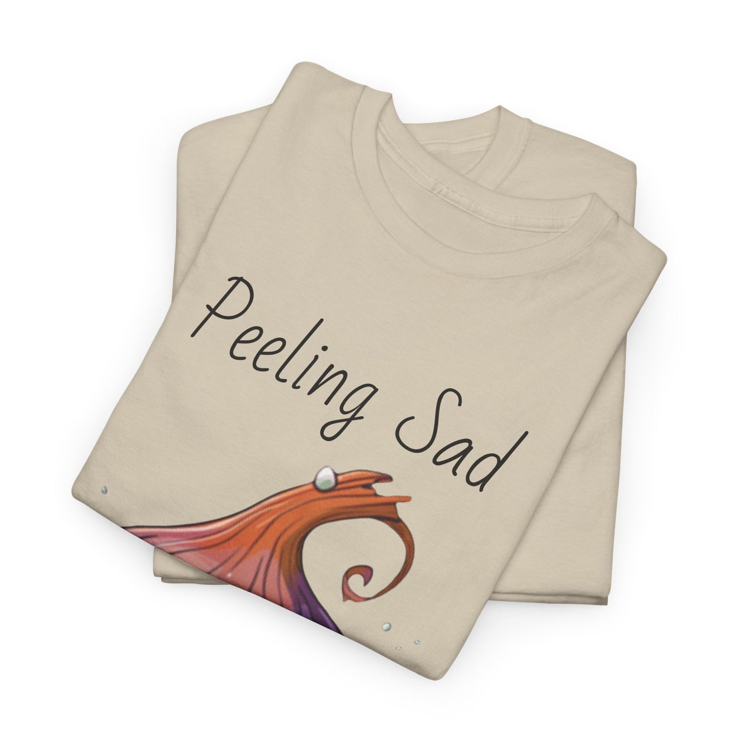 Peeling Sad Unisex Heavy Cotton Tee