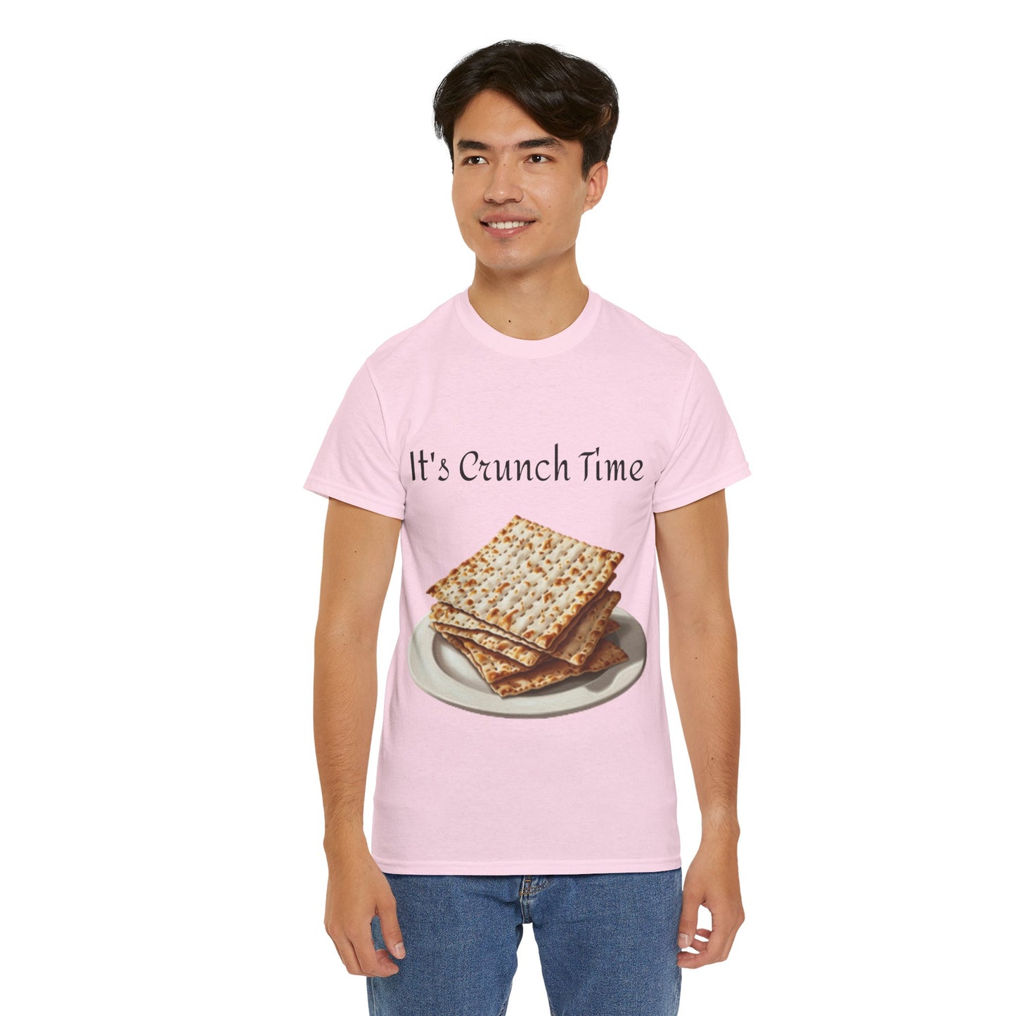 It's Crunch Time Matza Unisex Heavy Cotton Tee