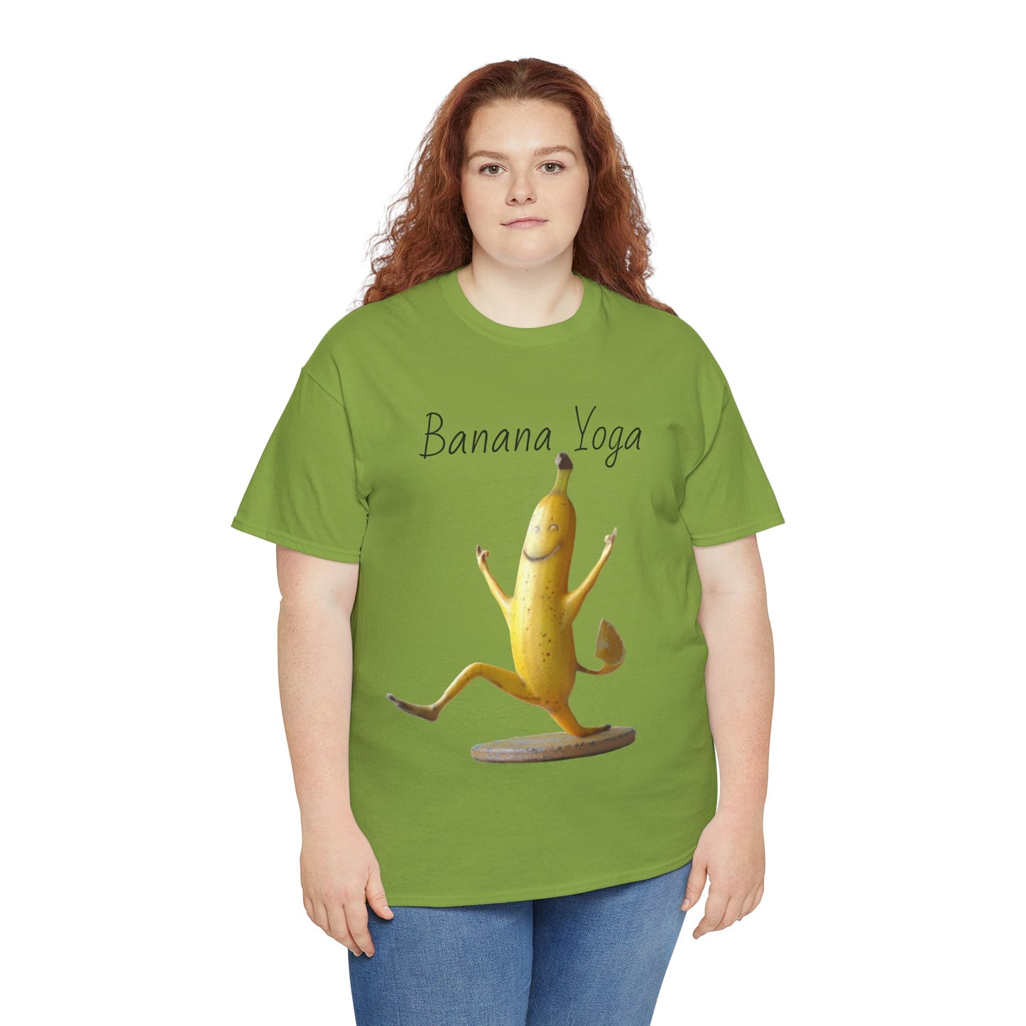 Banana Yoga2 Unisex Heavy Cotton Tee