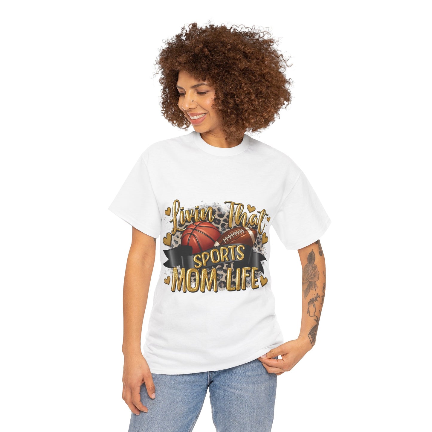 Sports Life Mom Unisex Heavy Cotton Tee