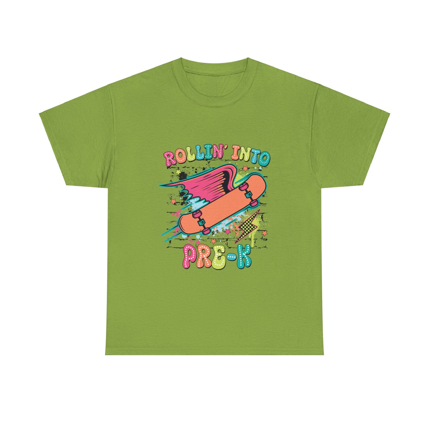 Rockin Into Pre K Unisex Heavy Cotton Tee