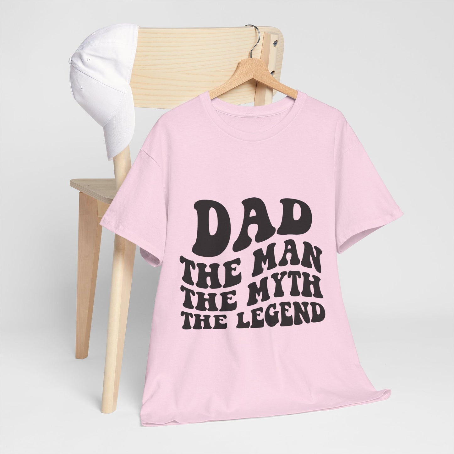 Dad Man Myth Legend Unisex Heavy Cotton Tee