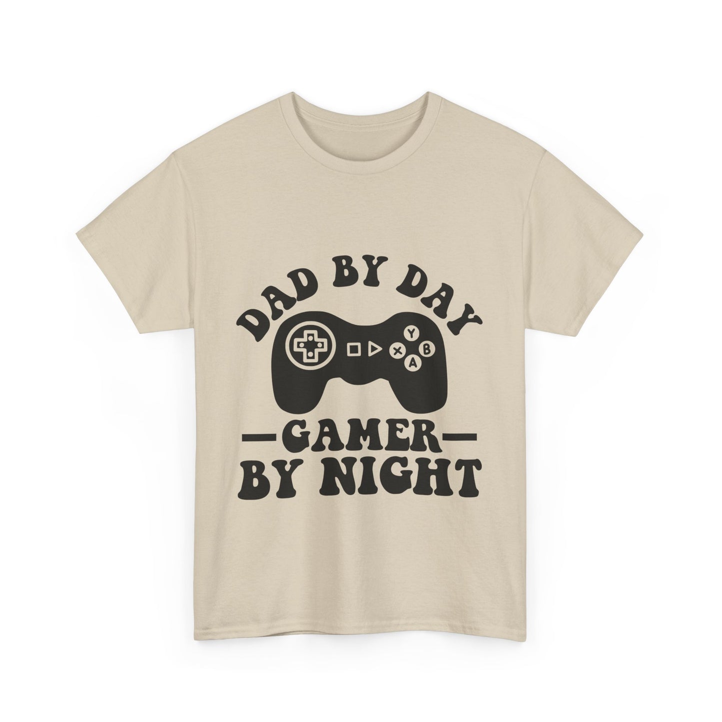 Gamer By Night Unisex Heavy Cotton Tee