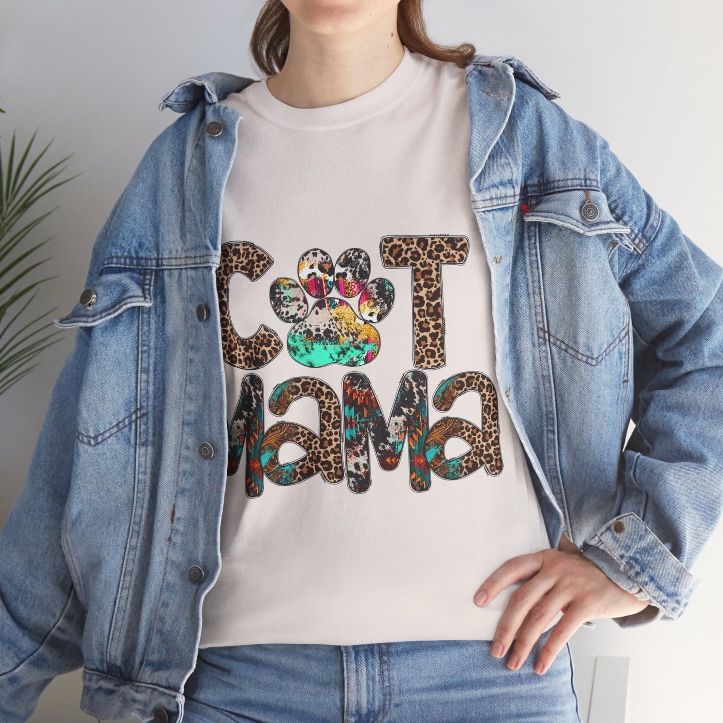 Cat Mama2 Unisex Heavy Cotton Tee