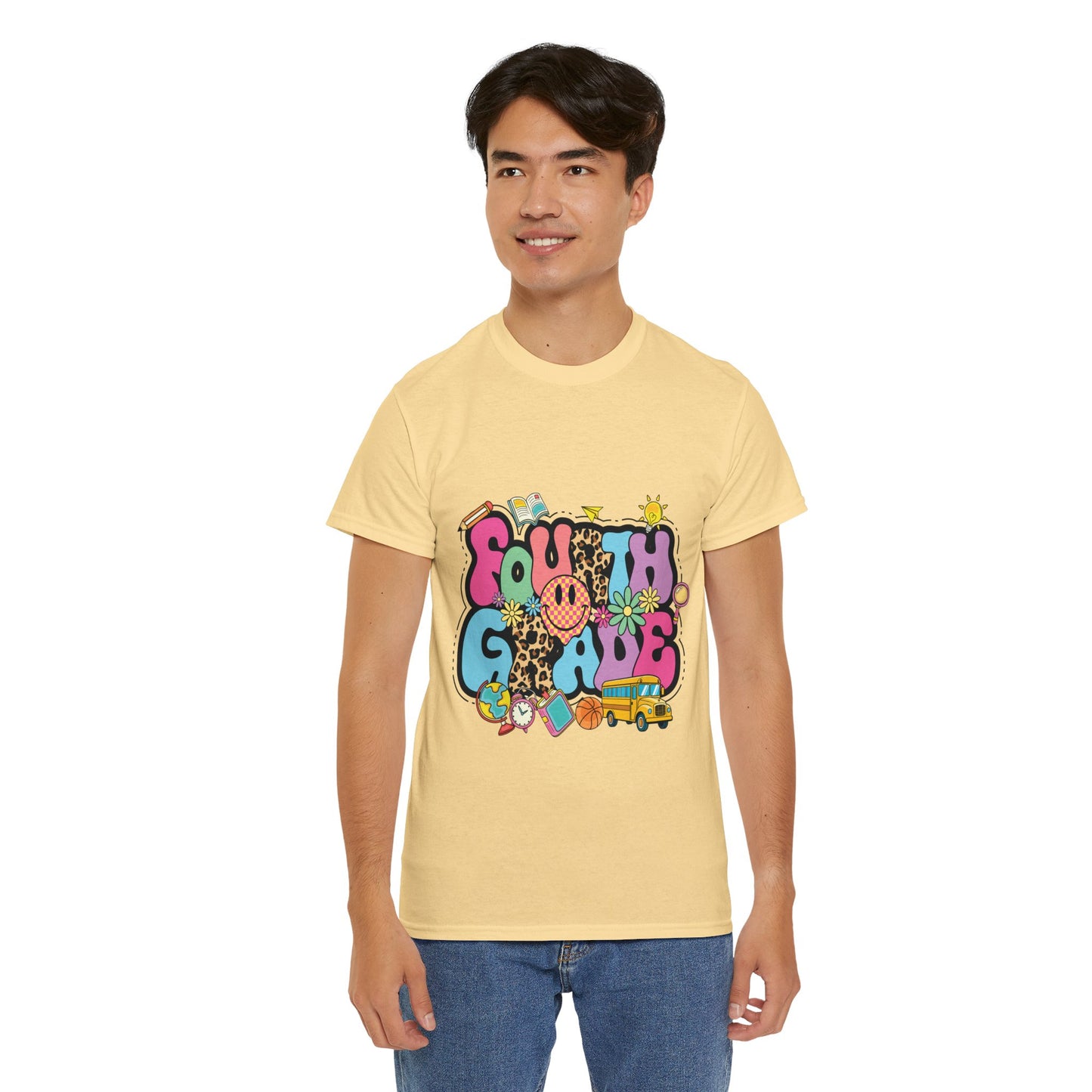 Fourth Grade Unisex Heavy Cotton Tee