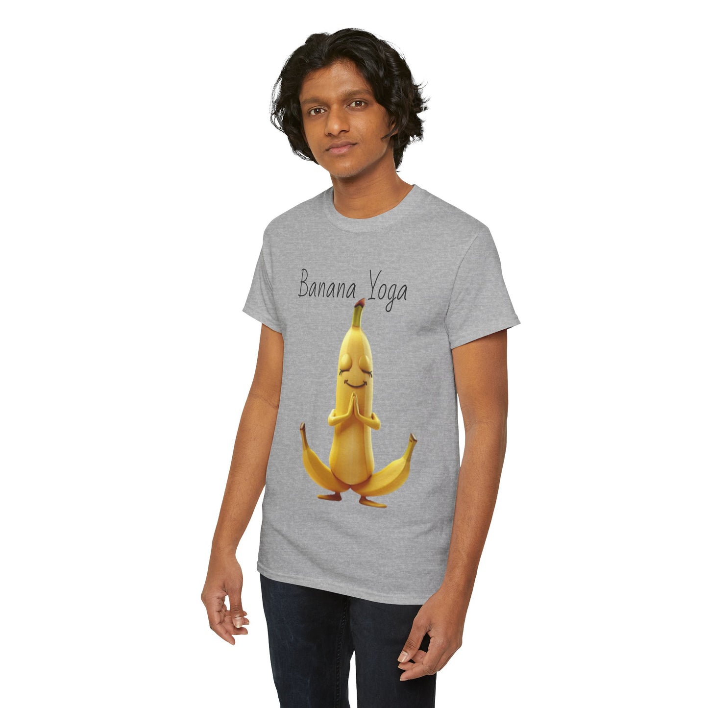 Banana Yoga Unisex Heavy Cotton Tee