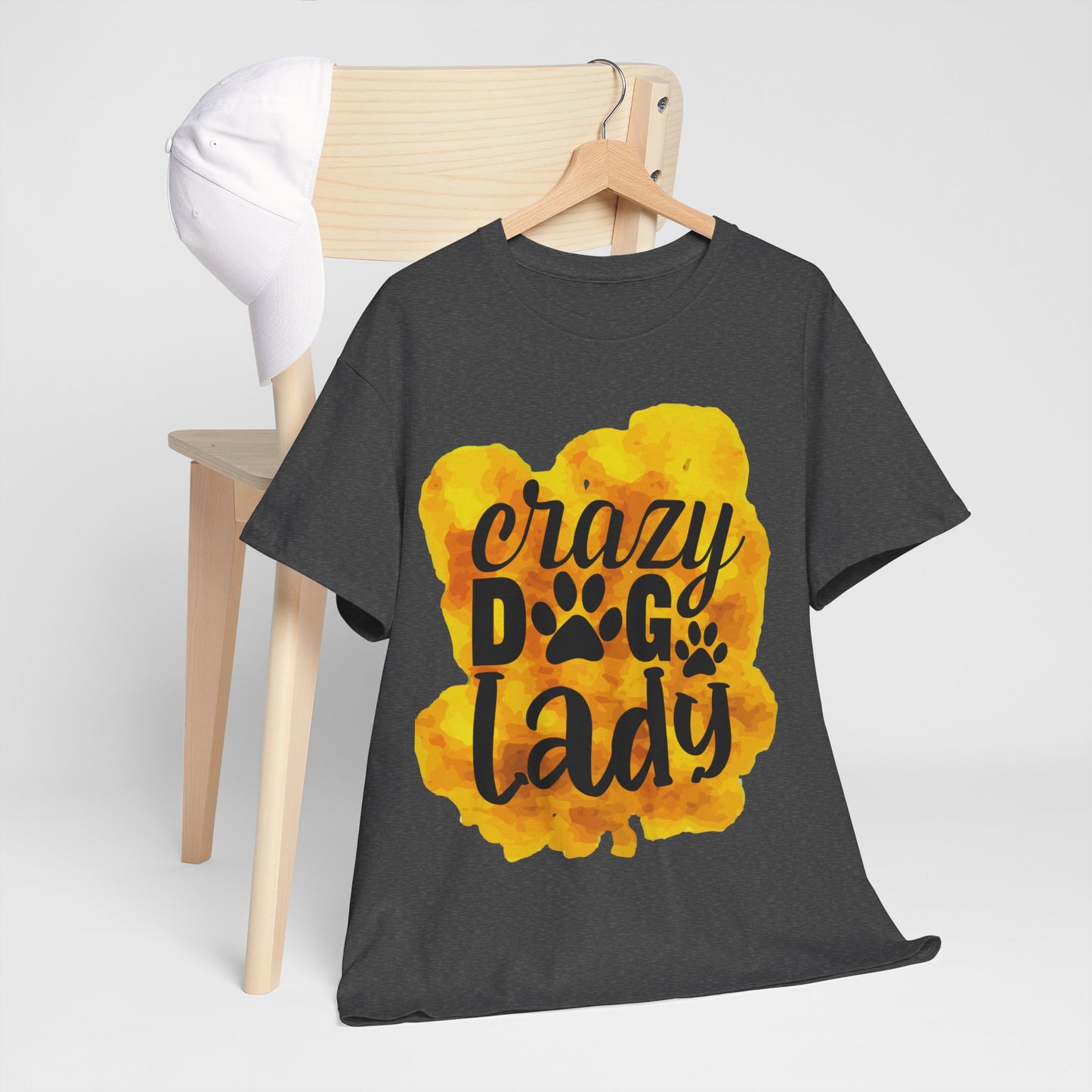 Crazy Dog Lady Unisex Heavy Cotton Tee