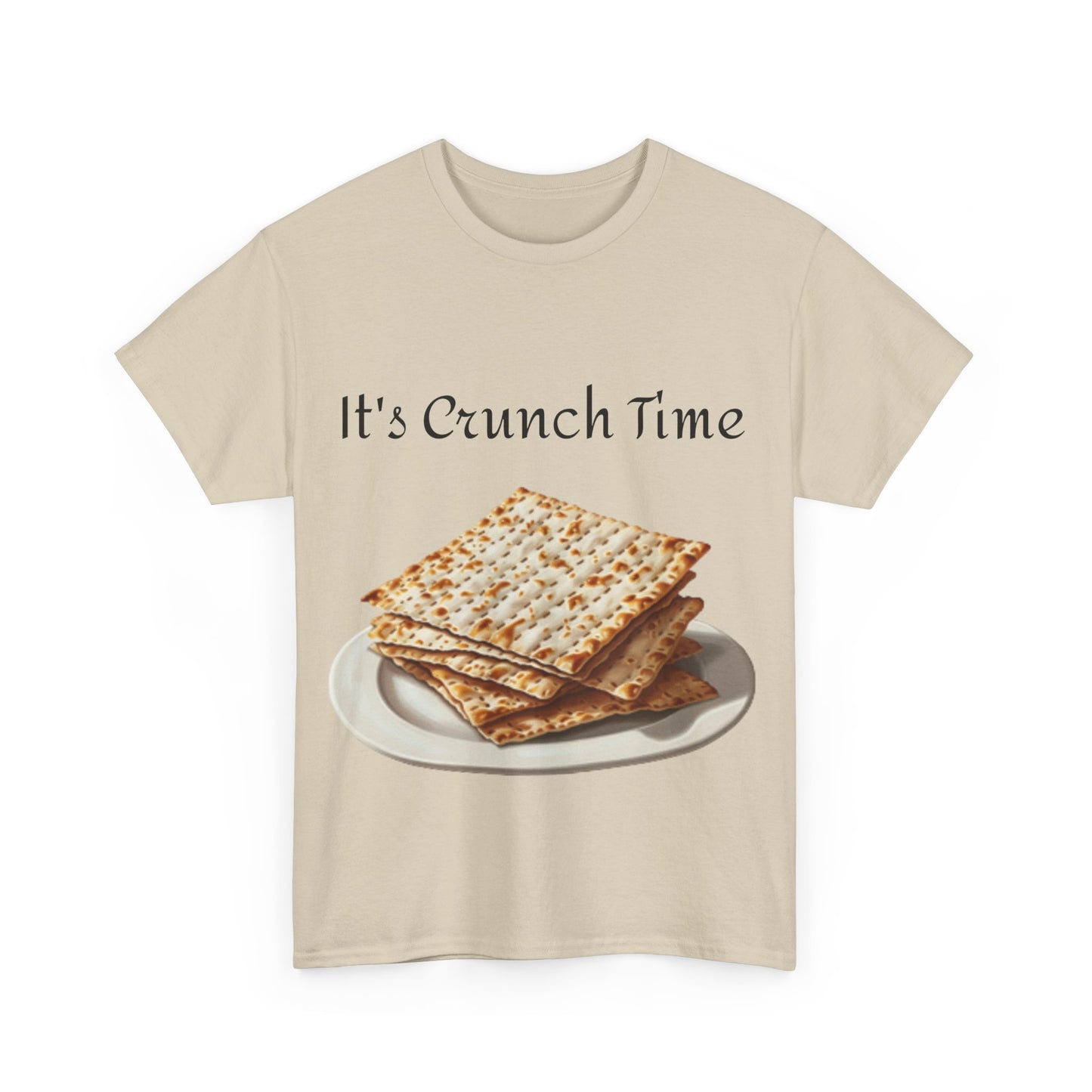 It's Crunch Time Matza Unisex Heavy Cotton Tee