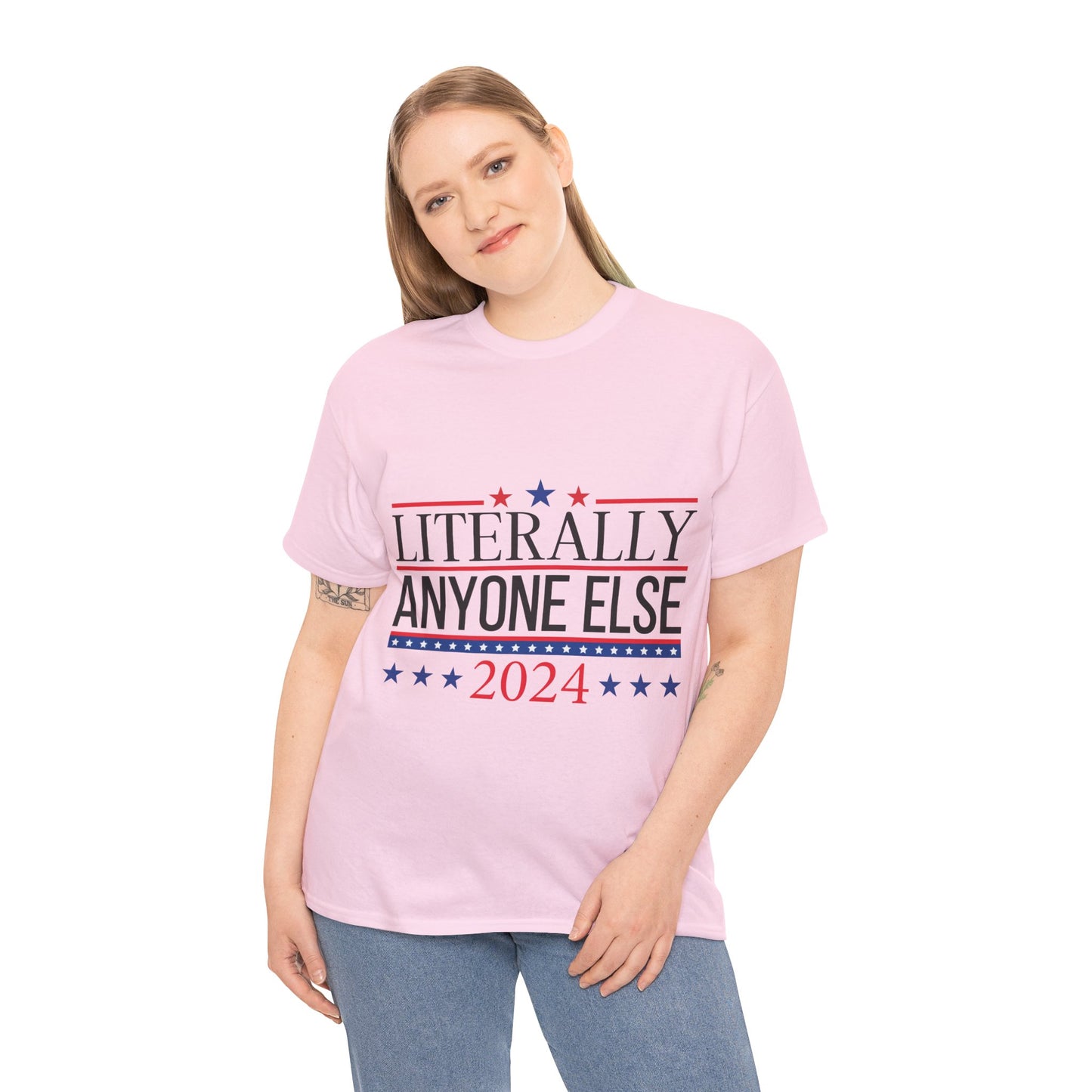 Anyone Else 2024 Unisex Heavy Cotton Tee